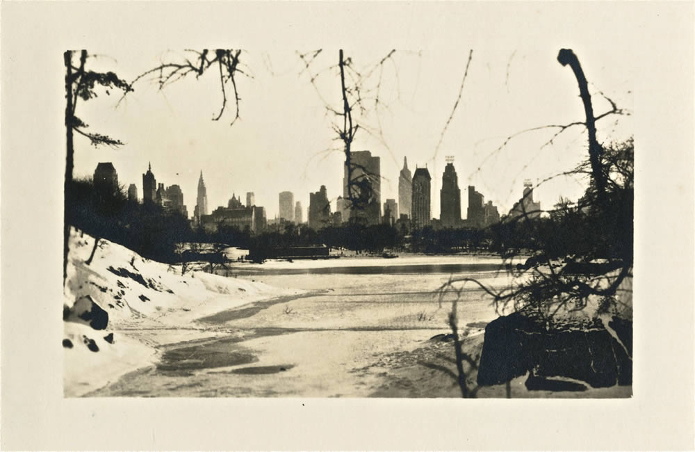 New York, cartolina di Byba Coster ad Alberti, 1935